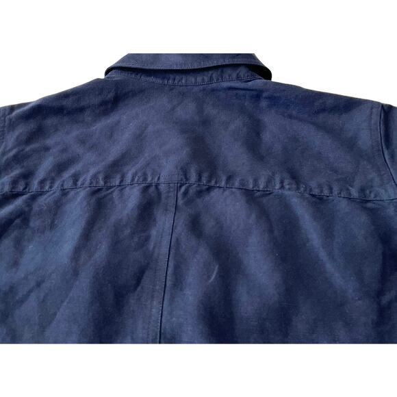 EMMA JAMES BLAZER JACKET, WOMENS, 8, NAVY BLUE, FRONT BUTTON, 3/4 CUFFED SLEEVES - Picture 6 of 12